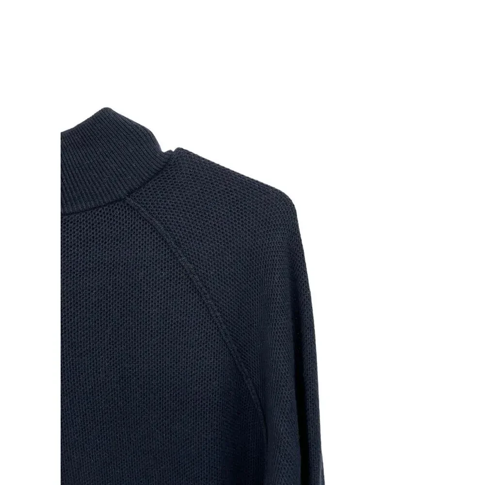 Peter Millar Henley Sweater Pima Cotton Merino Wool Blue Men’s Size Large